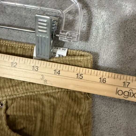 NWT Levi’s Women 711 Skinny Corduroy Pants 29x30 (*29x28) Mustard Mid Rise Slim - Picture 8 of 10